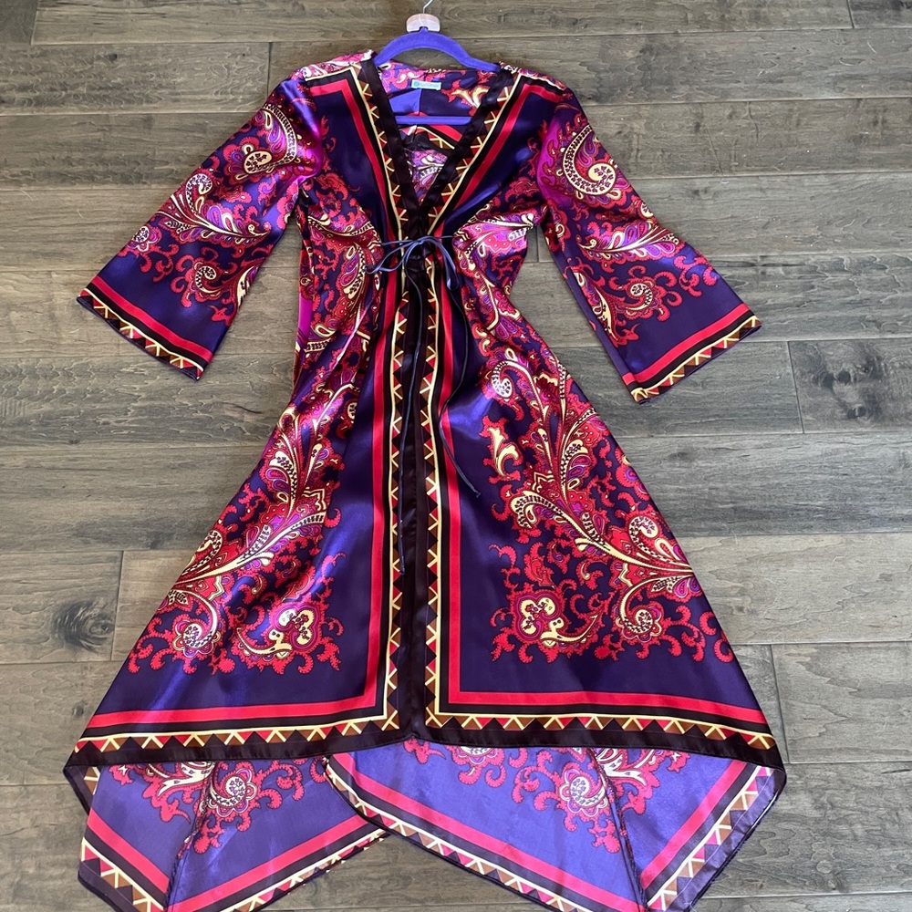 Satin Handkerchief Dress